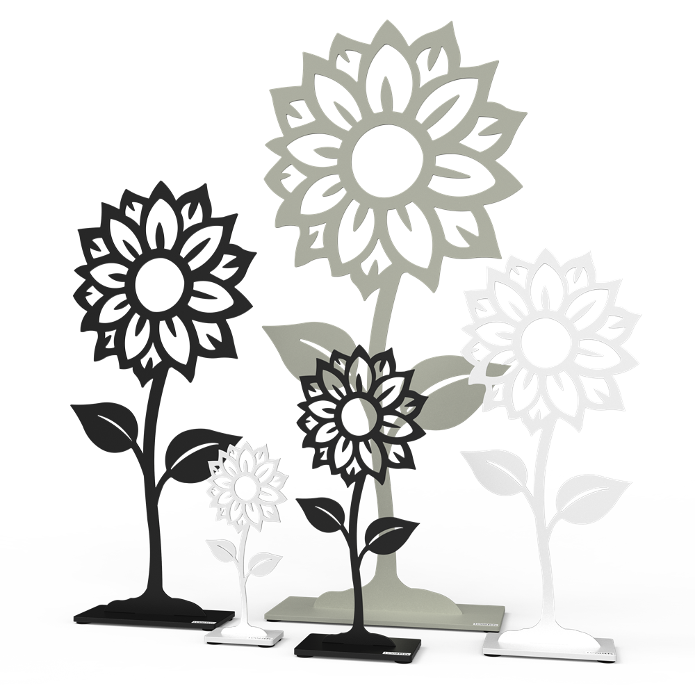 Solros flera storlekar och färger