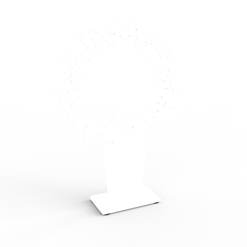 Hoya in a circle 30 cm white