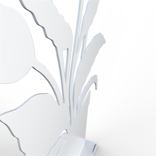 Fredskalla vit detalj