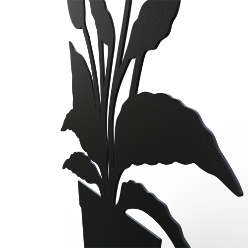 Fredskalla svart detalj