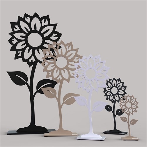 Solros flera storlekar och färger