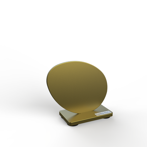 Egg solid lying gold