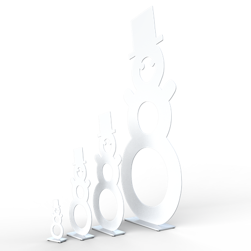 Snowman different sizes