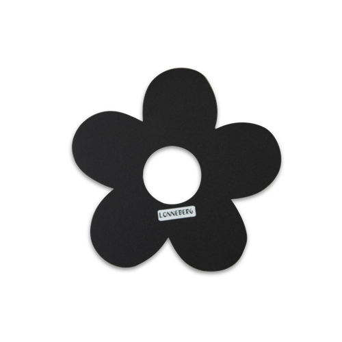 Flower decoration table and wall black