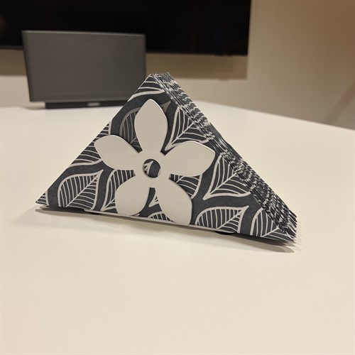 Napkin holder flower