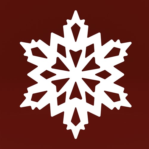 Froststärna vit 50 cm