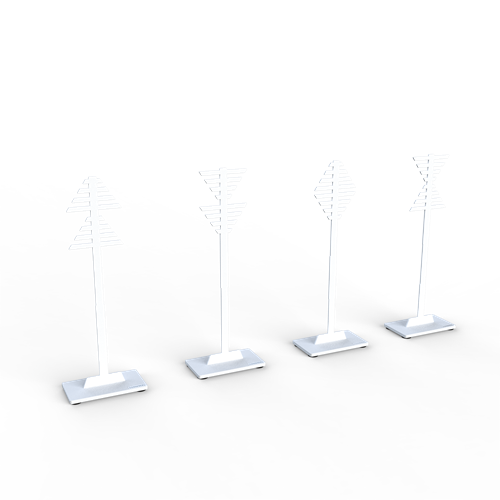 Several sea marks white