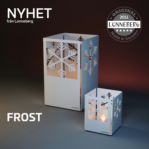 Ljuslykta Frost i två storlekar