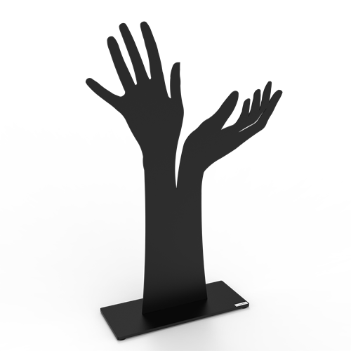 Smyckeshållare svart 50 cm