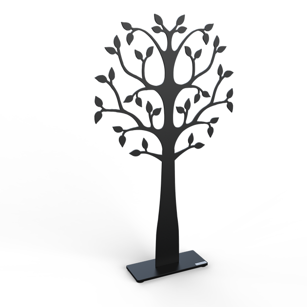 Tree Lonneberg flat; 50 cm black structure