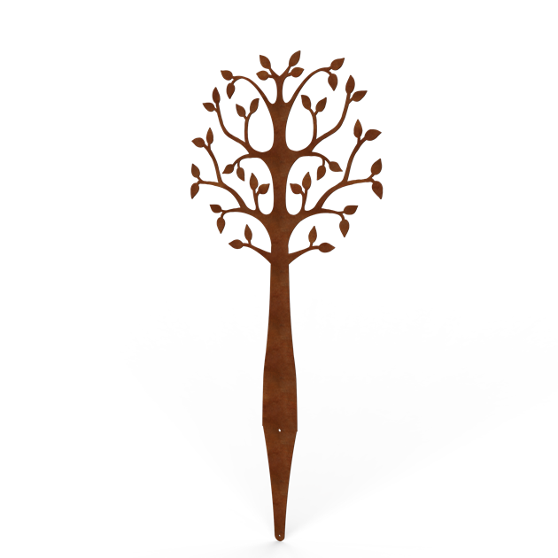 Tree with ground tip 70 cm corten