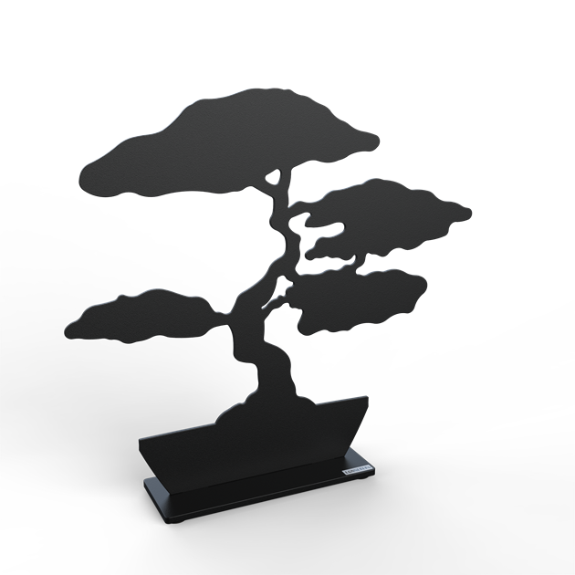 Bonsai 30 cm black structure