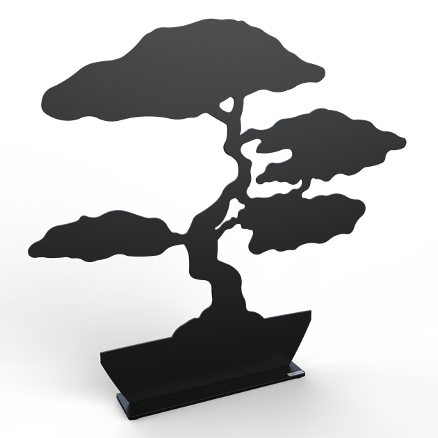 Bonsai 50 cm black structure