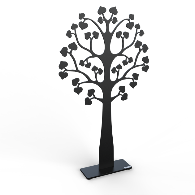 Tree Lonneberg love 50 cm black structure