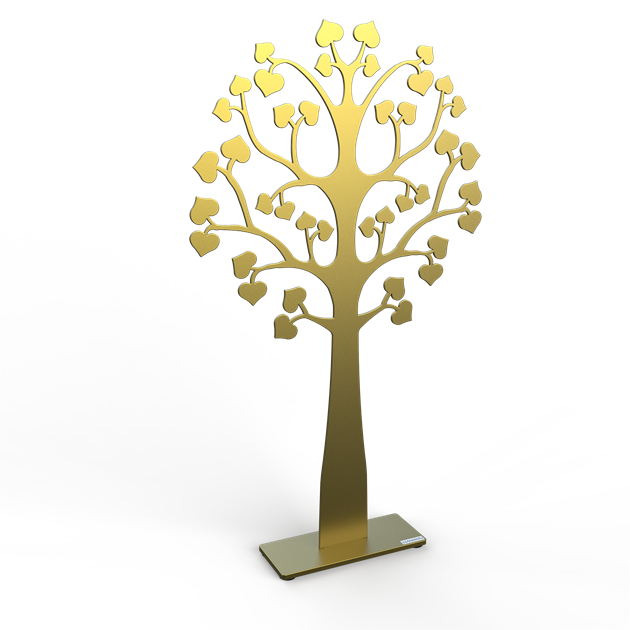 Tree Lonneberg love 50 cm gold