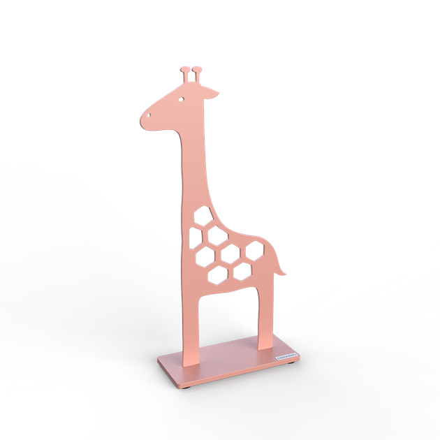 Giraffe 30 cm light pink