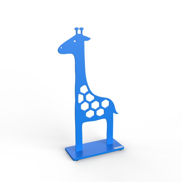 Giraffe 70 cm light blue