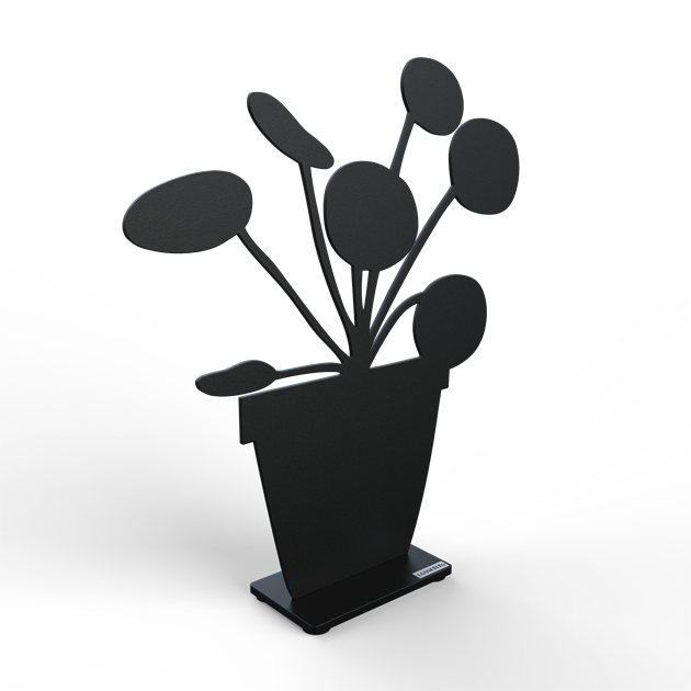 Elephant ear 30 cm black structure