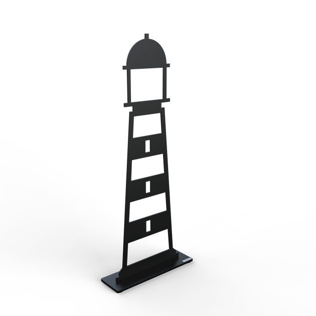Lighthouse 50 cm black structure