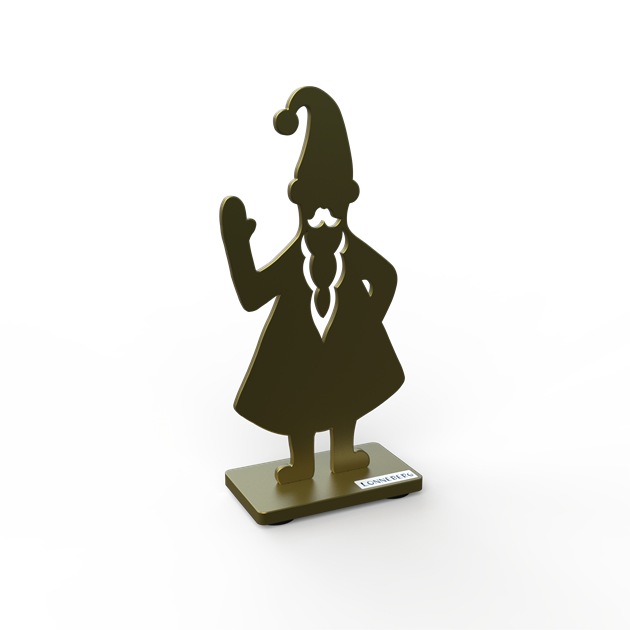 Santa Claus 15 cm gold