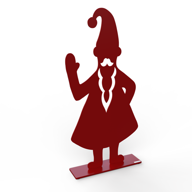 Santa Claus 50 cm red