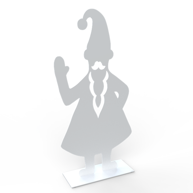 Santa Claus 100 cm white