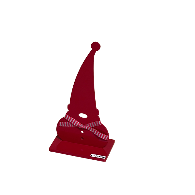 Gnome in a hood 20 cm red