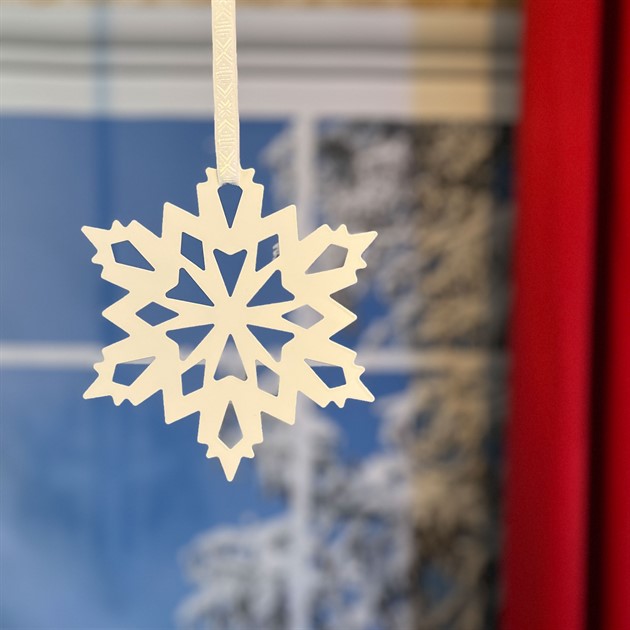 Frost star 20 cm white