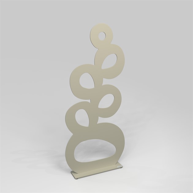 Bubbles 6 rings 65 cm greige