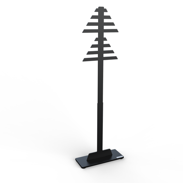 Sea mark north 50 cm black structure