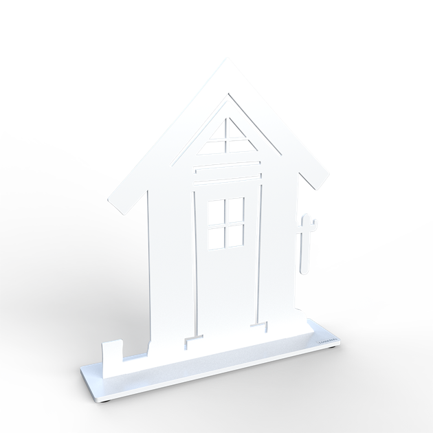 Boatshed 30 cm white