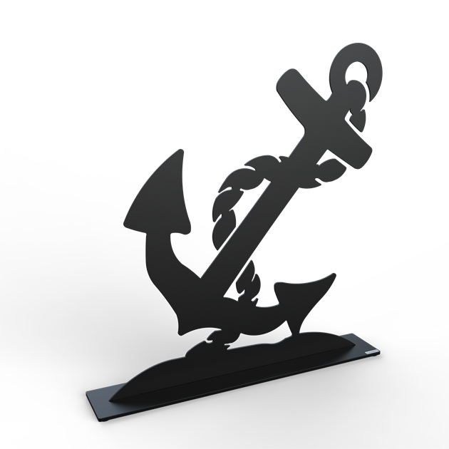 Anchor 50 cm black structure