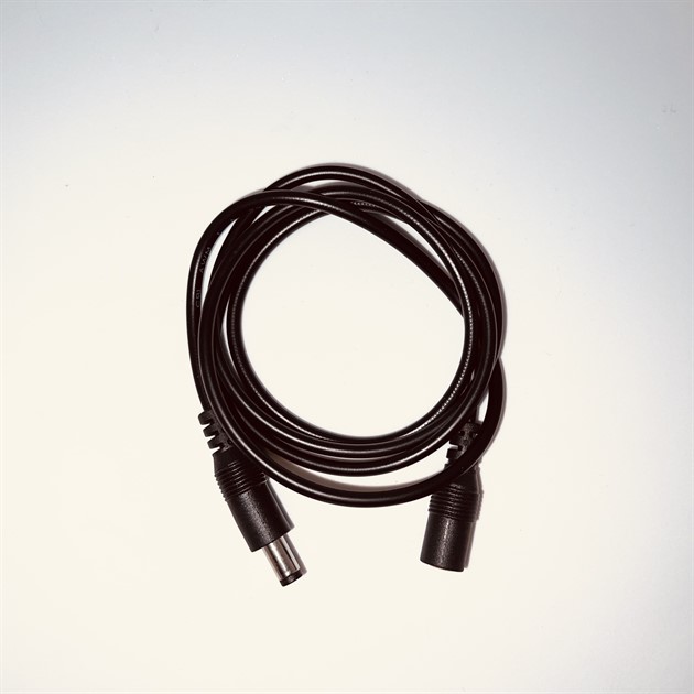Extension cable 3m black DC